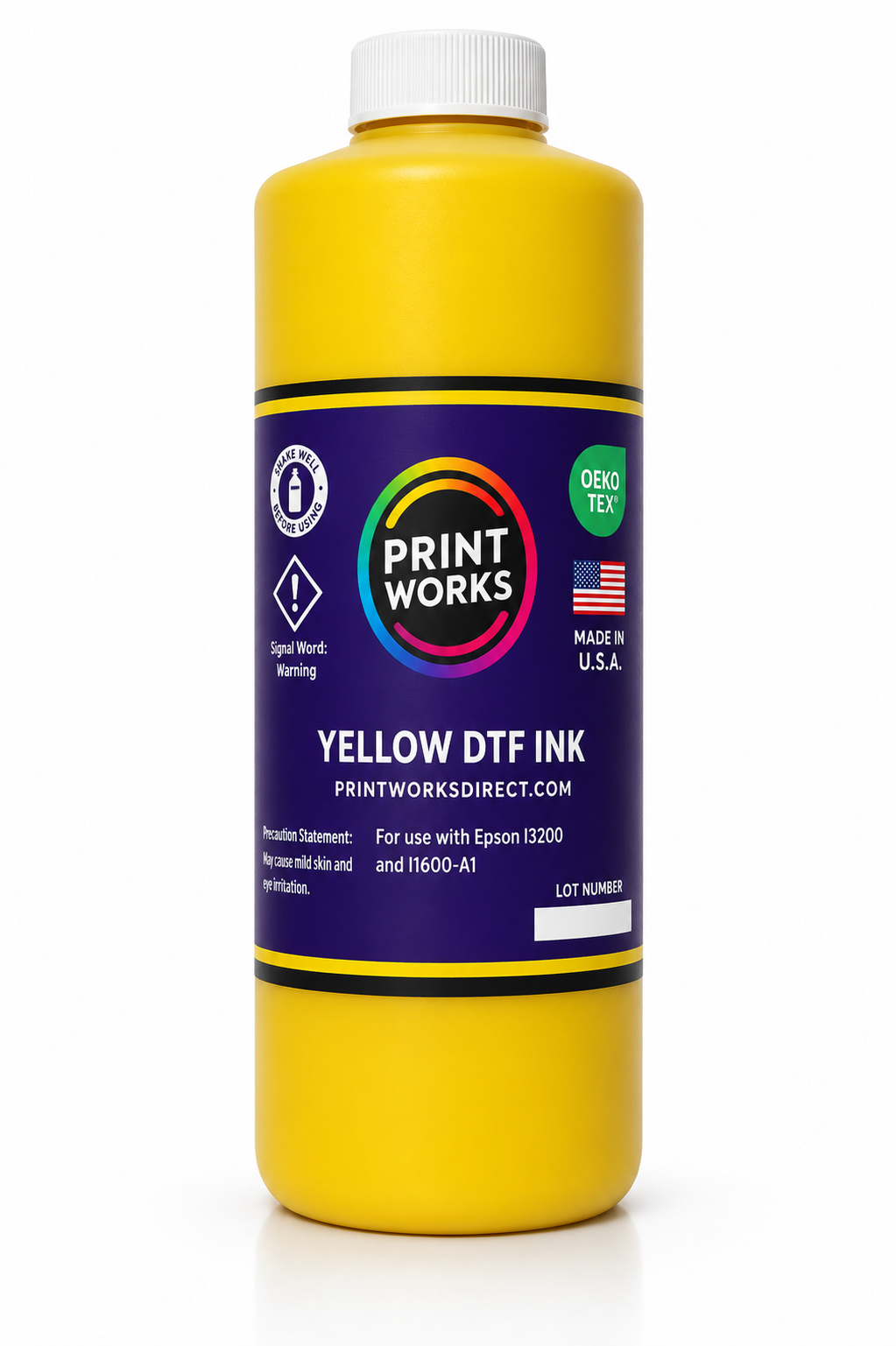 DTF True Tone Yellow Ink - 1 Liter