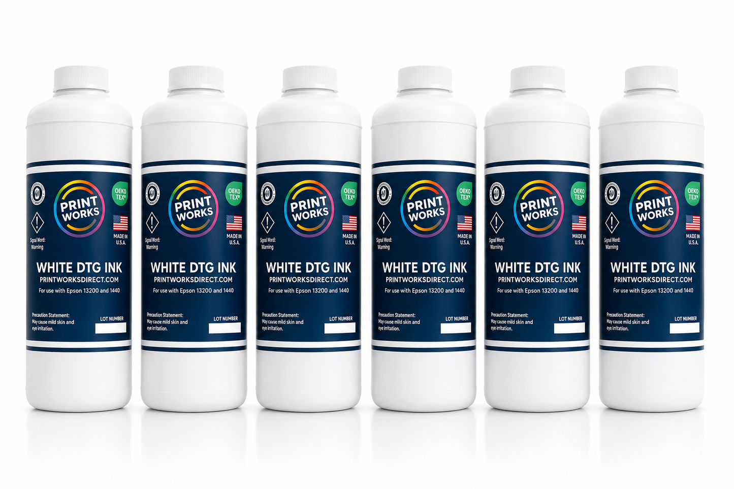 DTG True White Ink 6-Pack