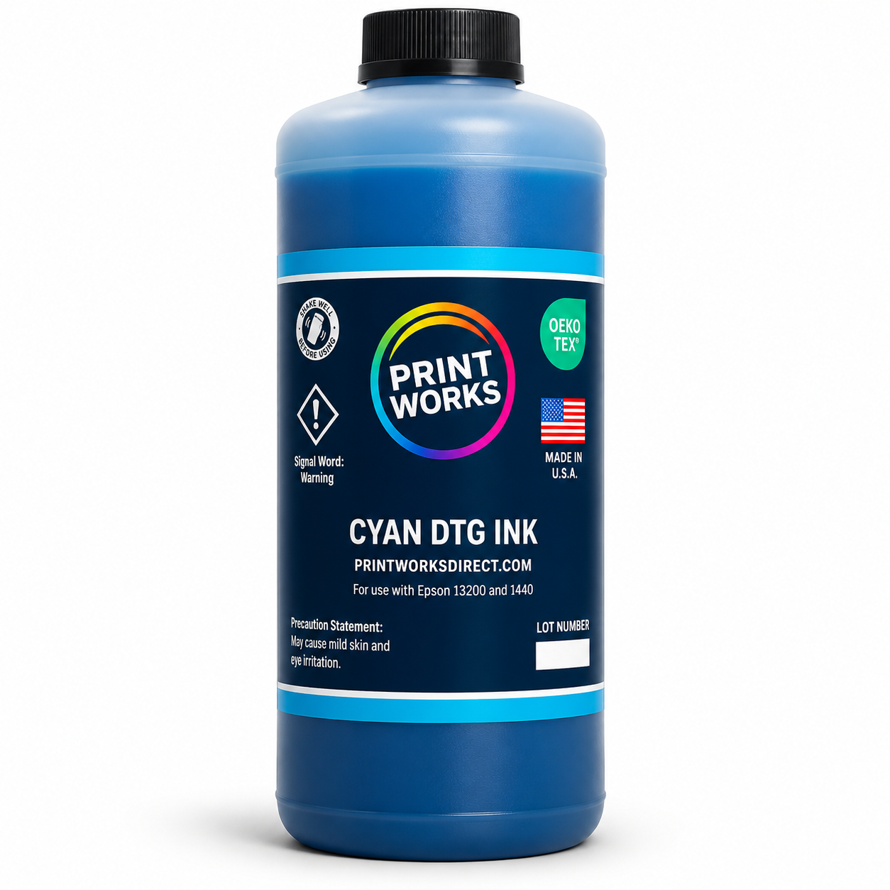 DTG True Tone Cyan Ink -1Liter