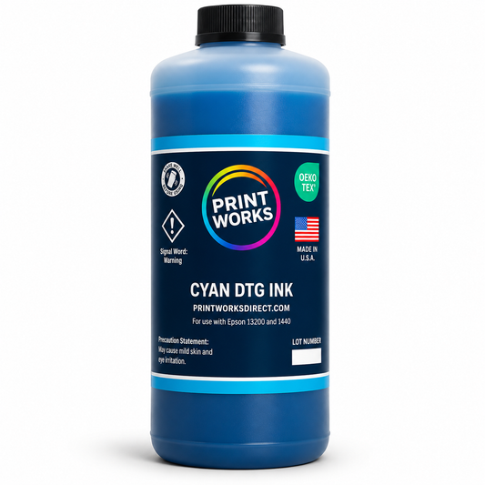 DTG True Tone Cyan Ink -1Liter