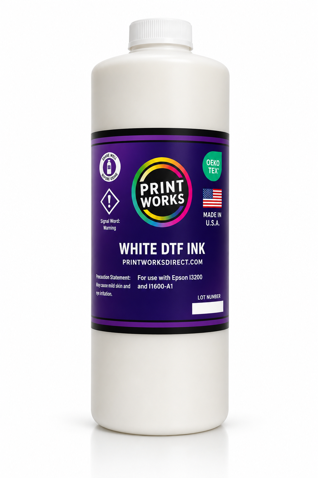 DTF Brilliant White Ink - 1 Liter