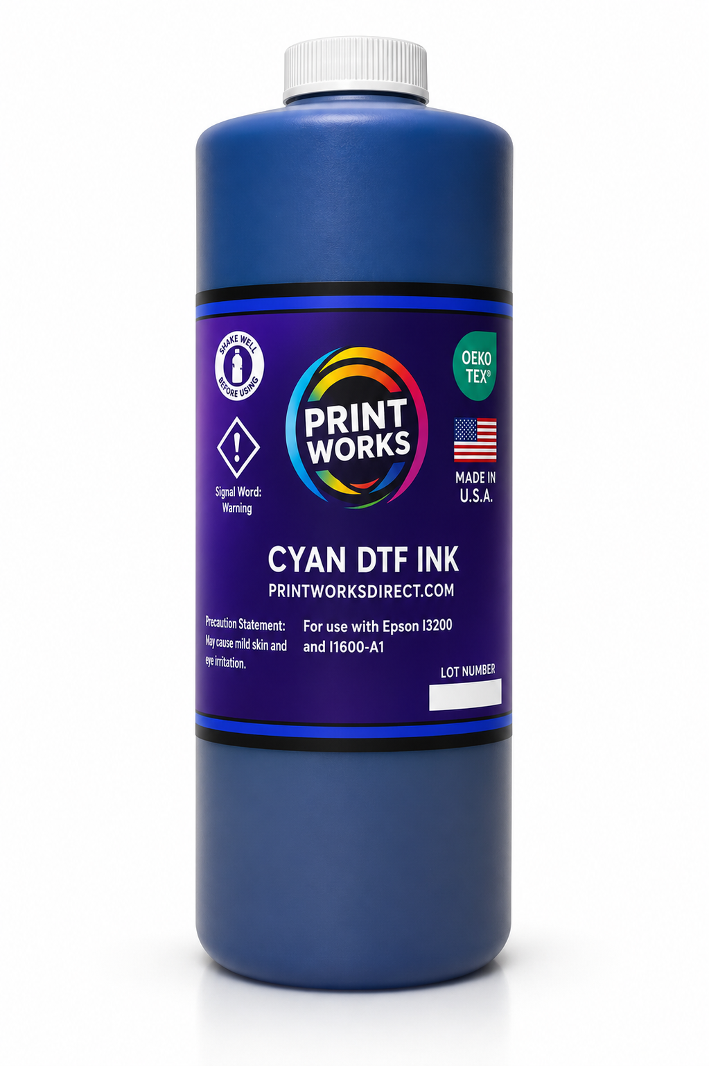 DTF True Tone Cyan Ink - 1 Liter